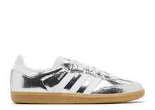 Load image into Gallery viewer, adidas Samba OG Silver Metallic Cracked Leather