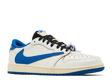 Load image into Gallery viewer, Jordan 1 Retro Low OG SP Fragment x Travis Scott Sail Military Blue