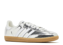 Load image into Gallery viewer, adidas Samba OG Silver Metallic Cracked Leather