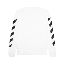 Load image into Gallery viewer, Off White Diagonal Helvetica Skate L/S White