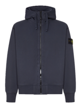 Afbeelding in Gallery-weergave laden, Stone Island Batch Logo Zip-Up Hoodie Black
