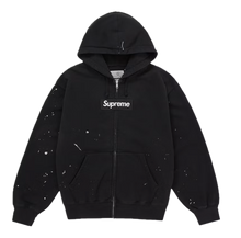 Afbeelding in Gallery-weergave laden, Supreme MM6 Maison Margiela Box Logo Zip Up Hooded Sweatshirt Black