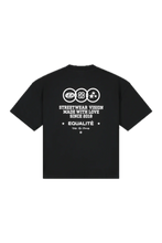 Afbeelding in Gallery-weergave laden, Equalité UNIVERSE BOXY TEE BLACK