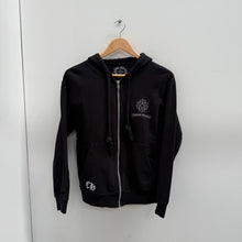 Load image into Gallery viewer, Chrome Hearts Silver Cross Logo Dagger Zip Up Hoodie Vintage