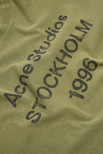 Load image into Gallery viewer, Acne Studios Sprayed T-shirt Olive Green 1996