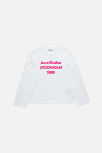 Load image into Gallery viewer, Acne Studios Logo long-sleeve Off-White Pink - relaxed fit