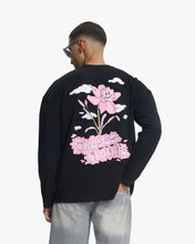 Load image into Gallery viewer, Croyez Fleur Heureuse Longsleeve | Black