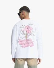 Load image into Gallery viewer, Croyez Fleur Heureuse Longsleeve | White