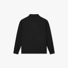 Load image into Gallery viewer, Croyez Plisse Longsleeve Shirt | Black
