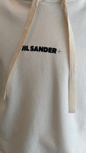 Load image into Gallery viewer, Jil Sander Printed Logo Hoodie Cream