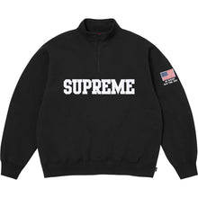 Afbeelding in Gallery-weergave laden, Supreme Shop Flag Half Zip Pullover Black