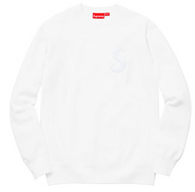 Afbeelding in Gallery-weergave laden, Supreme S Logo Crewneck White