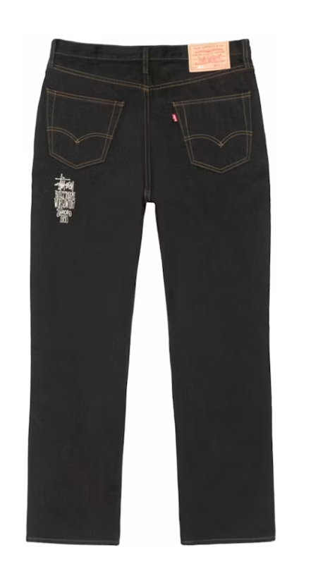 Stussy x Levi's Crispy Rinse 568 Jean Black/Brown – Dropdayz Stussy x Levi's Crispy Rinse 568 Jean Black/Brown – Dropdayz