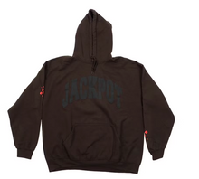 Afbeelding in Gallery-weergave laden, Travis Scott Road to Utopia Las Vegas Jackpot Hoodie Brown