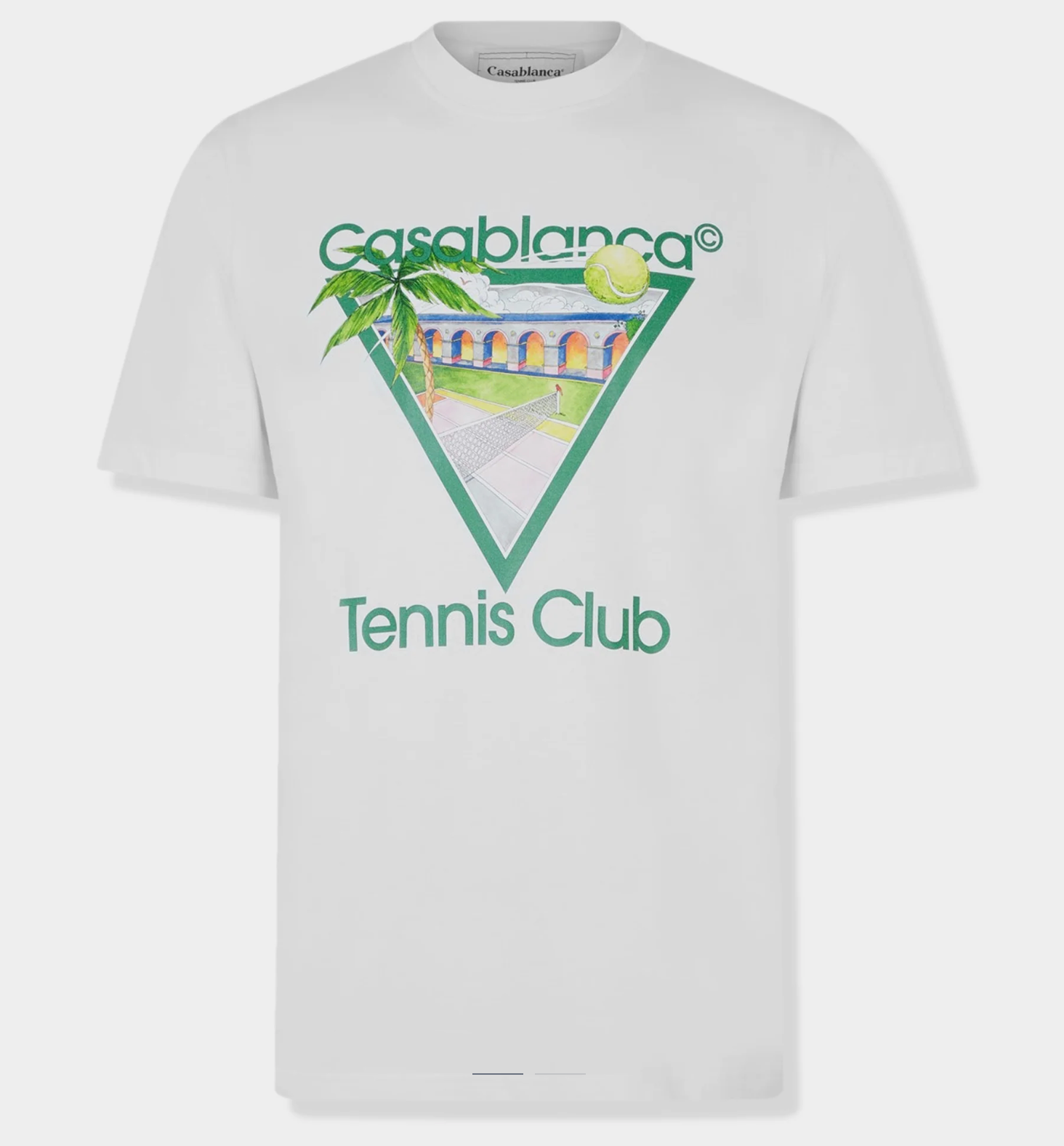 【関税込み】Casablanca ホワイト Tennis Club Tシャツ Casablanca Casa Tennis Club White T Shirt – Dropdayz
