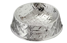 Load image into Gallery viewer, Supreme Diamond Plate Dog Bowl Silver