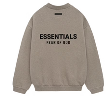 Load image into Gallery viewer, Fear of God Essentials Fleece Crewneck (FW24) Heather Gray