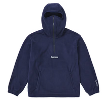 Afbeelding in Gallery-weergave laden, Supreme Polartec Face Mask Half Zip Hooded Sweatshirt Navy
