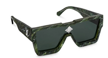 Load image into Gallery viewer, Louis Vuitton Sunglasses Cyclone Green Marble