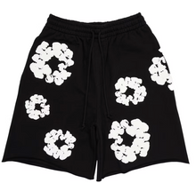 Load image into Gallery viewer, Denim Tears The Cotton Wreath Shorts Black