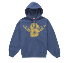 Afbeelding in Gallery-weergave laden, Supreme Wings Zip Up Hooded Sweatshirt Dark Blue