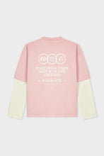 Load image into Gallery viewer, UNIVERSE DOUBLE LAYER LONGSLEEVE TEE SOFT PINK