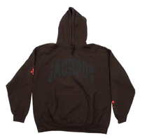 Afbeelding in Gallery-weergave laden, Travis Scott Road to Utopia Las Vegas Jackpot Hoodie Brown
