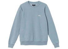 Afbeelding in Gallery-weergave laden, stussy stock logo crewneck slate