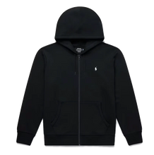 Afbeelding in Gallery-weergave laden, Polo Ralph Lauren Double-Knit Full-Zip Hoodie Polo Black