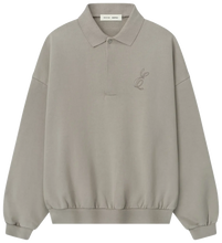 Afbeelding in Gallery-weergave laden, Fear of God Essentials Classic Polo Sweatshirt 'Smoke Grey'