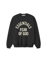 Afbeelding in Gallery-weergave laden, Fear Of God Essentials Campus 90's Crewneck Faded Black