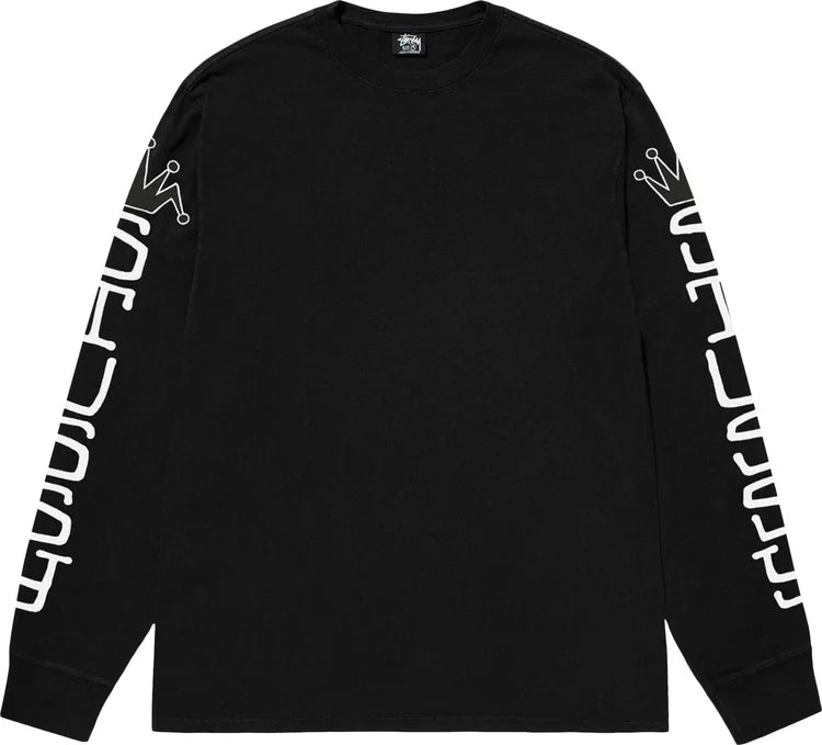 Stüssy Jumbo Long Sleeve Black – Dropdayz