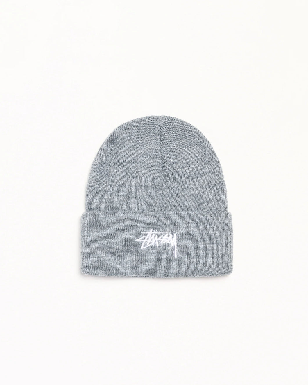 Stussy Cuff Stock Beanie Heather Grey