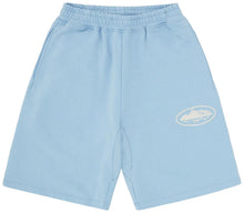 Load image into Gallery viewer, Corteiz Island Puff Print Sweatshort 'Baby Blue'
