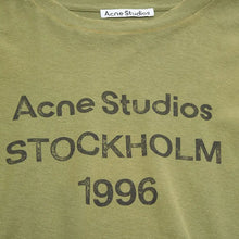 Load image into Gallery viewer, Acne Studios Logo 1996 Long-Sleeve T-Shirt 'Olive Green'
