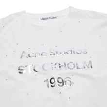 Load image into Gallery viewer, Acne Studios Logo Long-Sleeve Crewneck T-Shirt 'Optic White'
