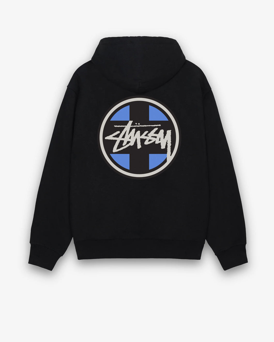 Stussy Cross Dot Hoodie Black