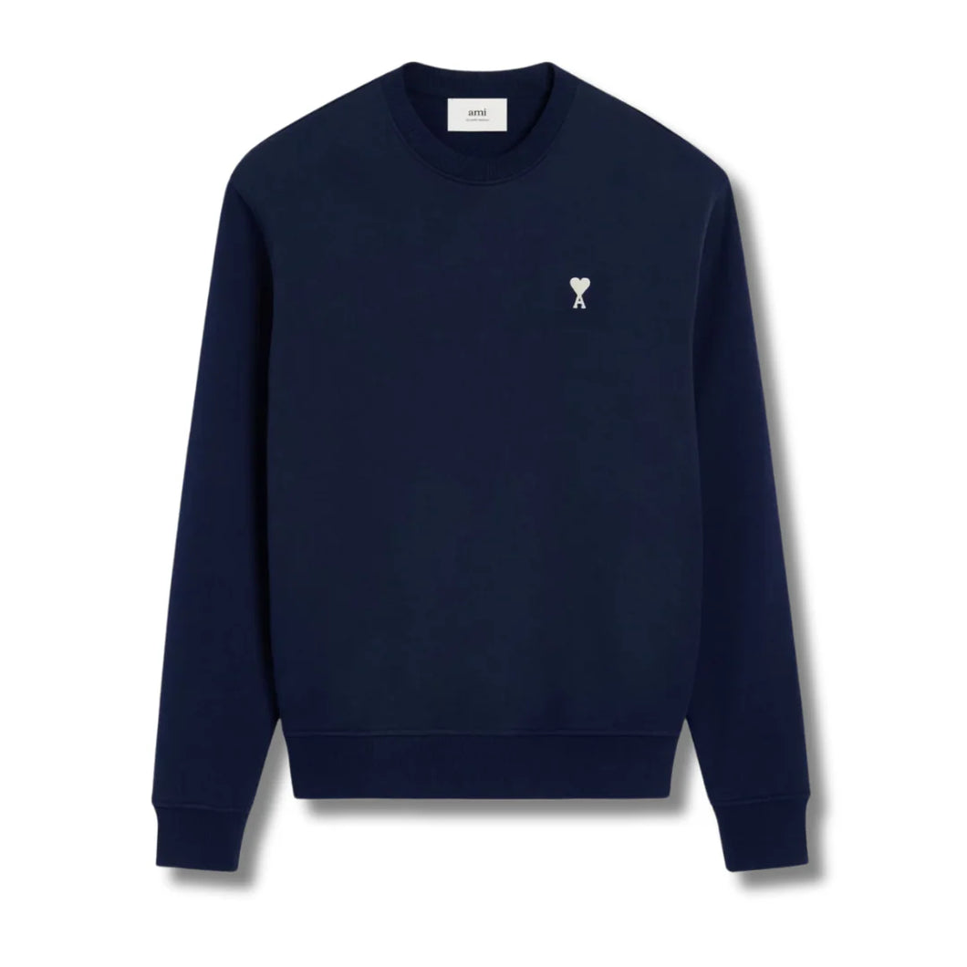 Ami Paris Crewneck Blue SS25