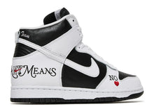 Load image into Gallery viewer, Nike SB Dunk High Supreme By Any Means Black
