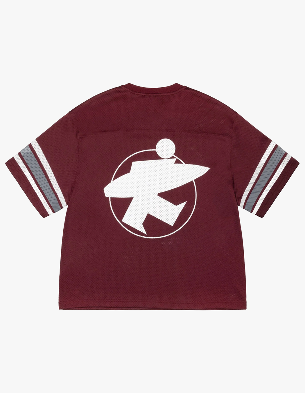 Stussy Surfman Mesh Football Jersey Burgundy