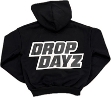 Load image into Gallery viewer, Dropdayz Cropped Logo Hoodie Black
