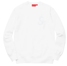 Afbeelding in Gallery-weergave laden, Supreme S Logo Crewneck White
