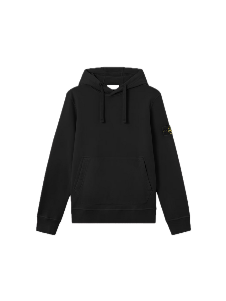 Stone Island Batch Logo Hoodie Black
