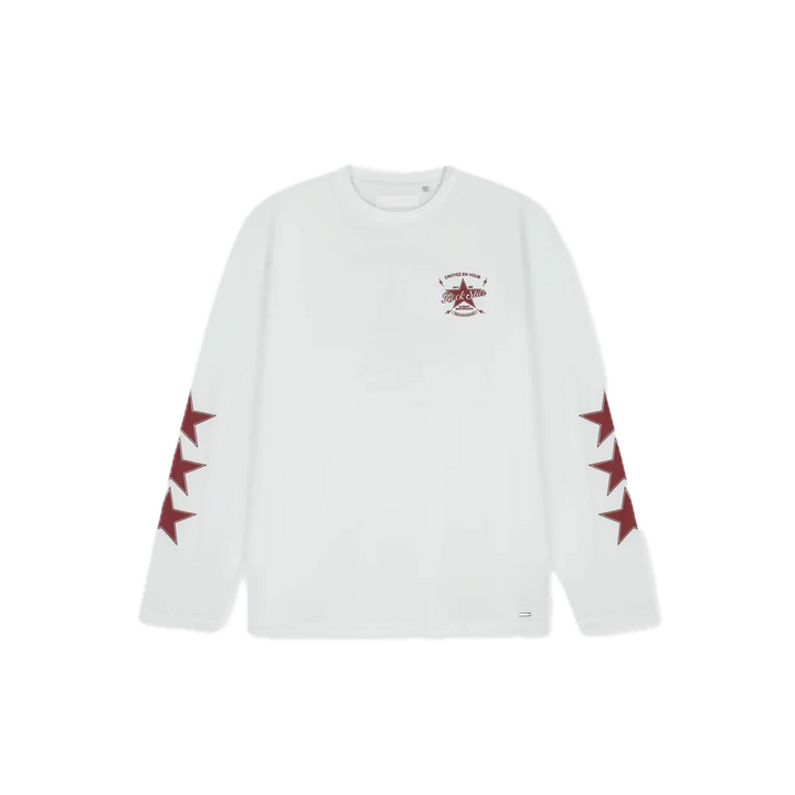 Croyez Rockstar Longsleeve T-Shirt | White/Cherry
