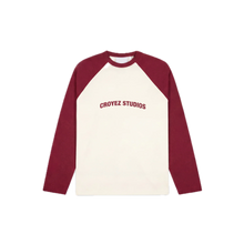 Afbeelding in Gallery-weergave laden, Croyez Two Tone Longsleeve | Off-White/Cherry
