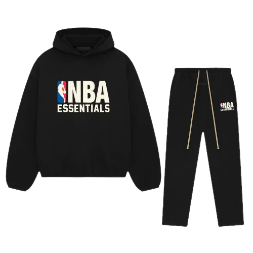 Fear of God Essentials NBA Black White Full set