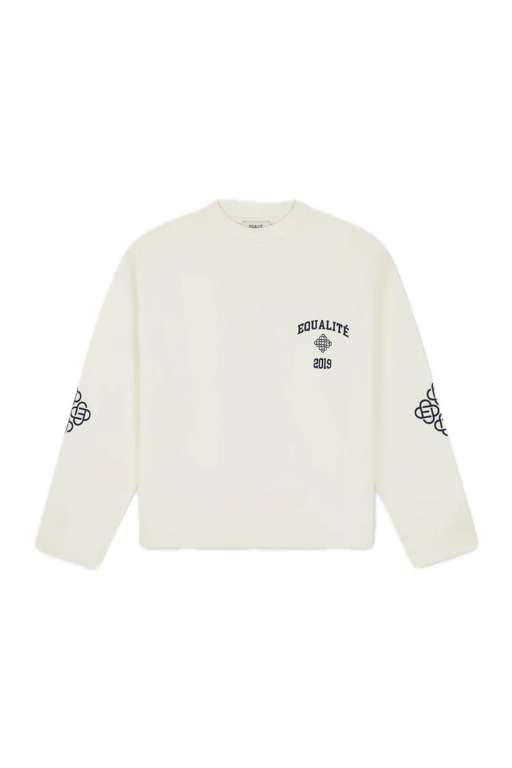Equalité ISA OVERSIZED LONGSLEEVE TEE OFF-WHITE
