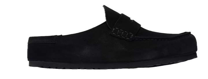 Birkenstock Naples Wrapped Suede Leather Black