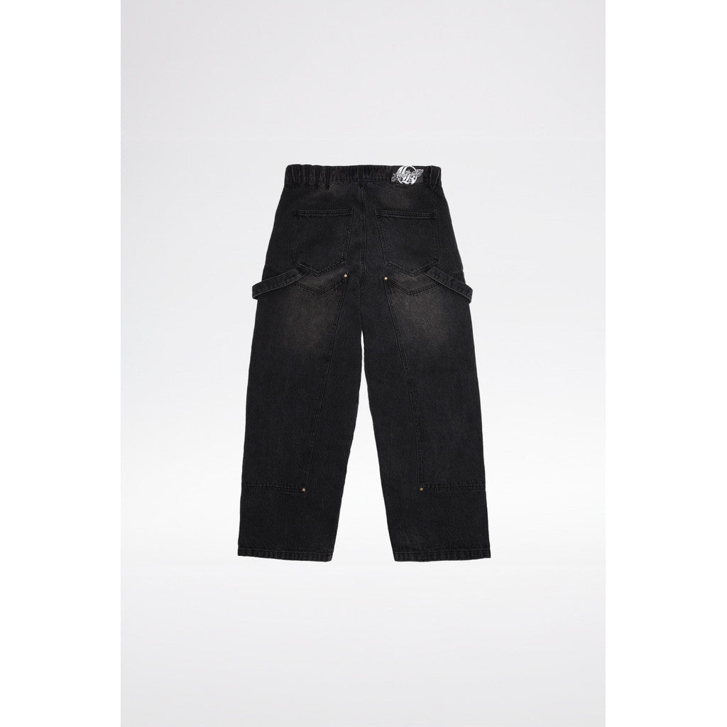 LostBoys Archive Baggy Carpenter Jeans Black