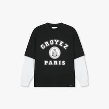 Load image into Gallery viewer, Croyez Bouclier Longsleeve | Vintage Black
